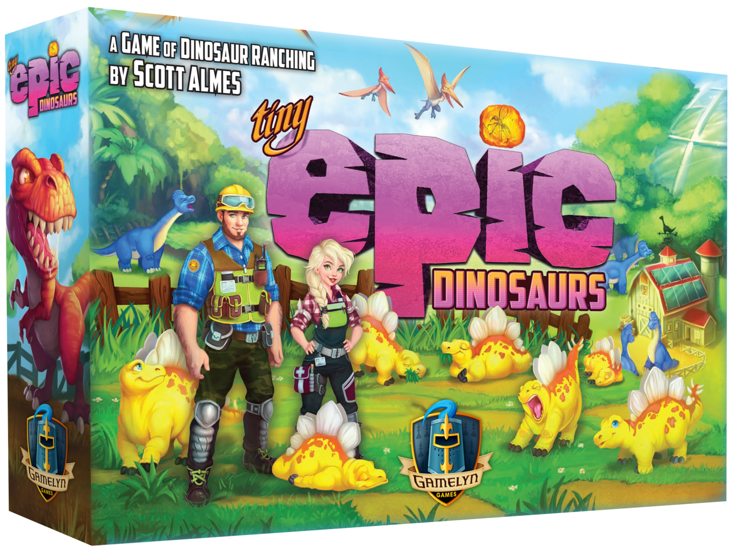 Place Games Tiny Epic Dinosaurs Jogo de Tabuleiro Meeple BR